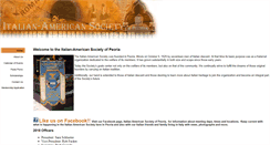 Desktop Screenshot of italianamericansociety.com