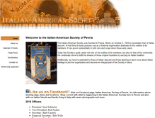 Tablet Screenshot of italianamericansociety.com